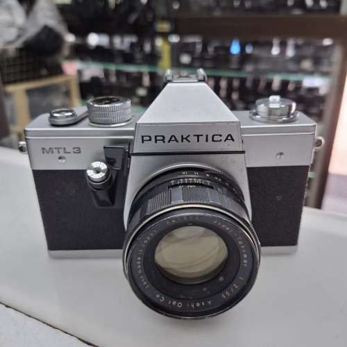PRAKTICA MTL 5B + PENTACON 50MM F1.8  HANIMEX CR 1000 + 55MM F1.8 M42 MOUNT 全...