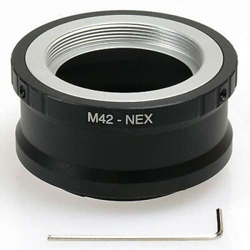 M42 Type 2 Screw Mount (Pentax Takumar and Zeiss) Lens To Sony Alpha E-Mount