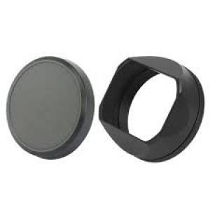 Haoge Square Metal Lens Hood with 49mm Adapter Ring and Cap For FujiFilm X100VI