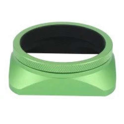 Haoge Square Metal Lens Hood with 49mm Adapter Ring Metal Cap For FujiFIlm X100V