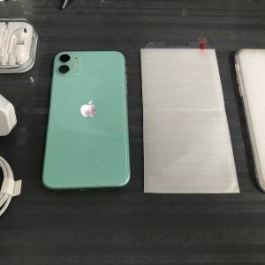 Green - Full set 99%new iPhone 11 256gb battery 100% one month warranty