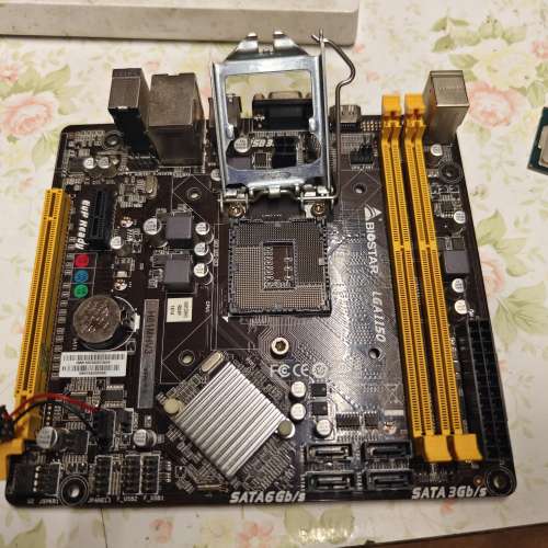 H81 itx主板 有io擋板 1150平台支持4代處理器