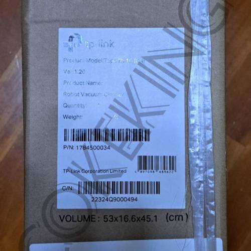 TP-Link Tapo RV10 掃地機器人(掃拖合一)