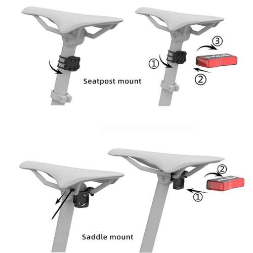 100%New Enfitnix XliteBT Smart Bike Tail Light with Thief Alarm USB Charge