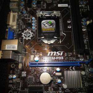 MSI H81M-P33 Micro-ATX主機版 Socket 1150