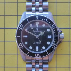 山度士潛水錶 Sandoz Diver Quartz Watch