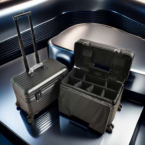 New 全鋁鎂合金旅行李箱登機旅行喼All aluminum-magnesium alloy suitcases luggage...