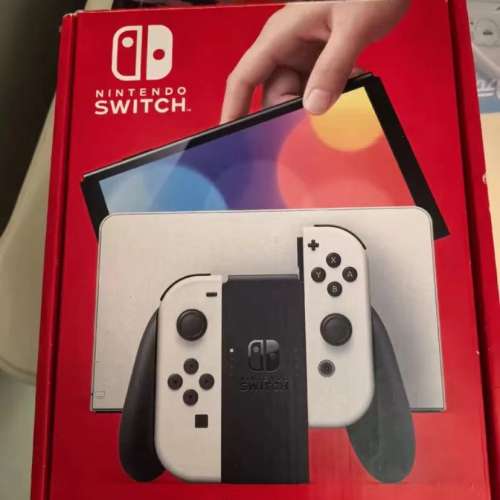 Nintendo 任天堂Switch 遊戲主機 (OLED款式) 紅藍色 HEG-S-KABAA-HKG 香港行貨