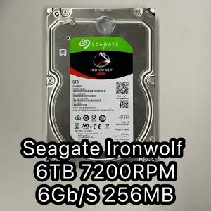 Seagate Ironwolf 6TB SATA 6Gb/s 7200RPM 256MB Cache