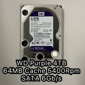 WD Purple 4TB 64MB SATA 6Gb/s