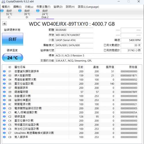 WD Purple 4TB 64MB SATA 6Gb/s