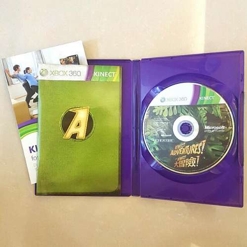 80%NEW XBOX 360 KINECT ADVENTURES KINECT 大冒險