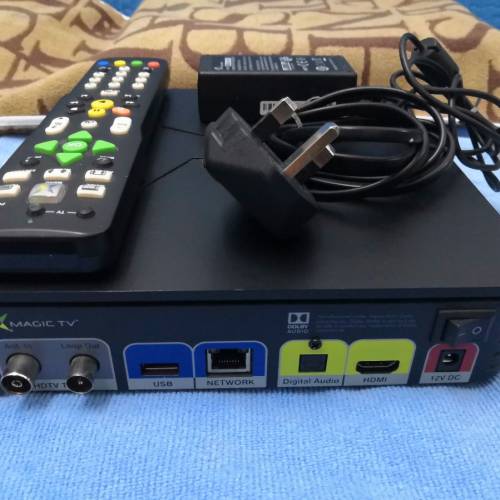 MAGIC MTV9600D 4K机頂盒內置1TB硬碟(90%新100%全正常,靚仔）