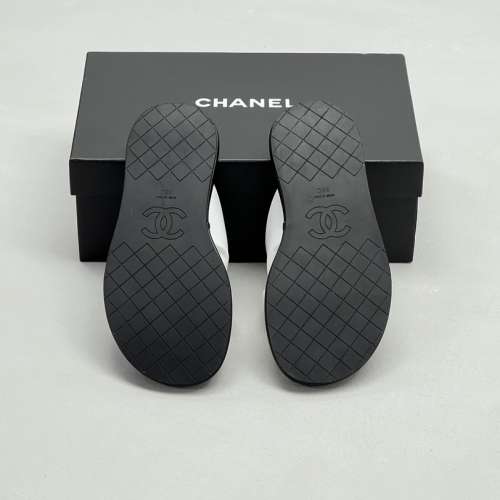 Chanel香奈兒夏季新款蜜兒 交叉拖鞋麵包涼拖鞋