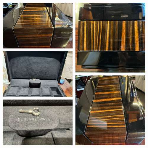 BUBEN&Z&Ouml;RWEG VANTAGE 10 WATCH COLLECTION CASE &ndash; CARBON