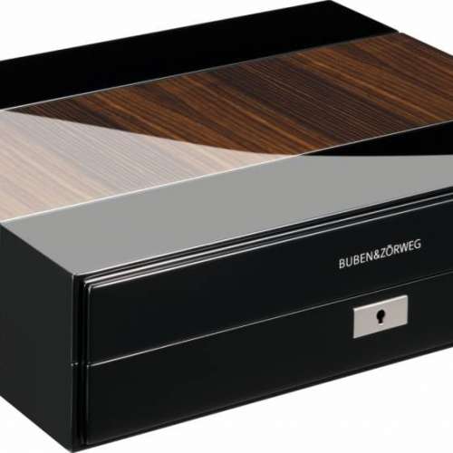 BUBEN&Z&Ouml;RWEG VANTAGE 10 WATCH COLLECTION CASE &ndash; CARBON