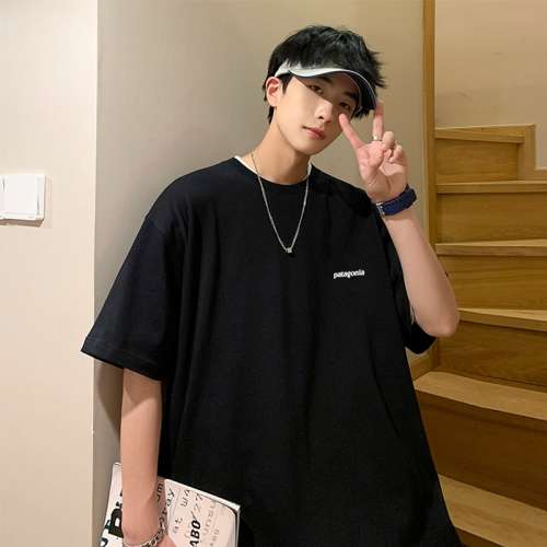 夏季新款彩色印花短袖T恤