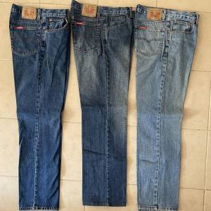 全新 男裝直腳牛仔褲 Free World Jeans