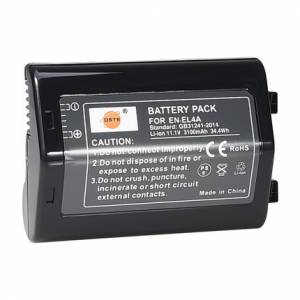 DSTE NIKON EN-EL4A / EN-EL4 Info-Lithium Battery Pack With Dual-Bay LCD Display