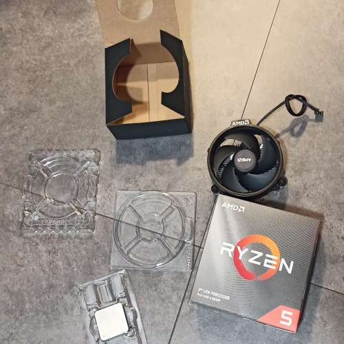 盒裝連散熱 AMD Ryzen 5 3600 6核12線