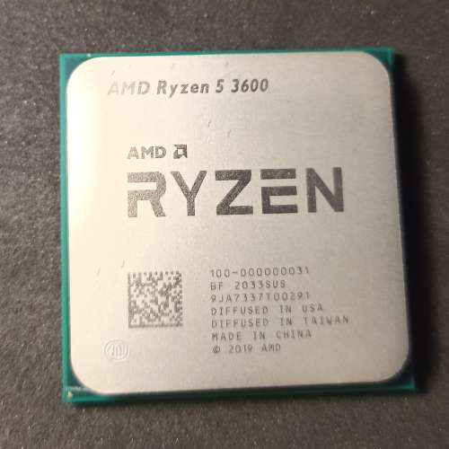 盒裝連散熱 AMD Ryzen 5 3600 6核12線