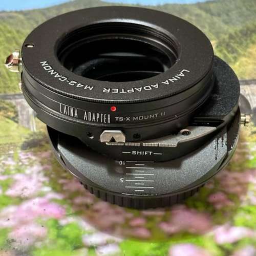 LAINA Tilt / Shift Lens Mount Adapter For M42 Screw SLR Mount SLR Lens to Fuji X