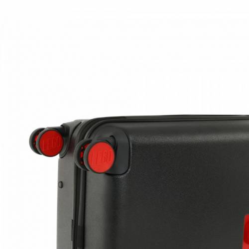 樂高Lego 2x2方塊雙輪黑+紅28吋行李箱