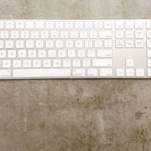 Apple精妙鍵盤配備數字鍵盤 - 美式英文 - 白色按鍵