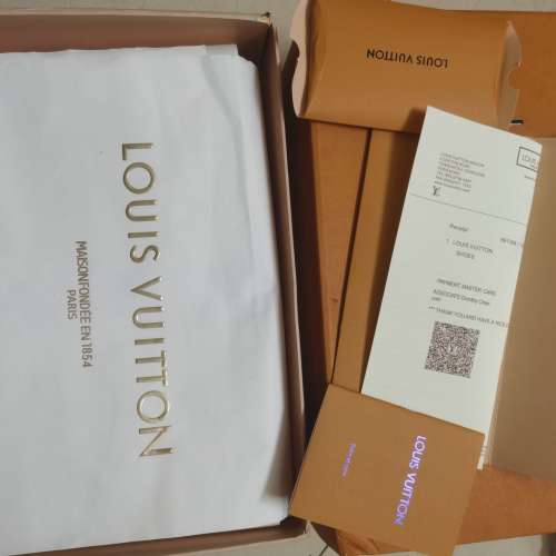 LV 鞋 帶盒  實物