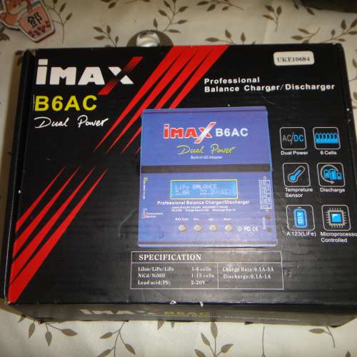 Build-Power  iMAX B6AC 多功能 鋰電智能平衡充電器 支援 LiPo  LiFe  Lilon 內置...