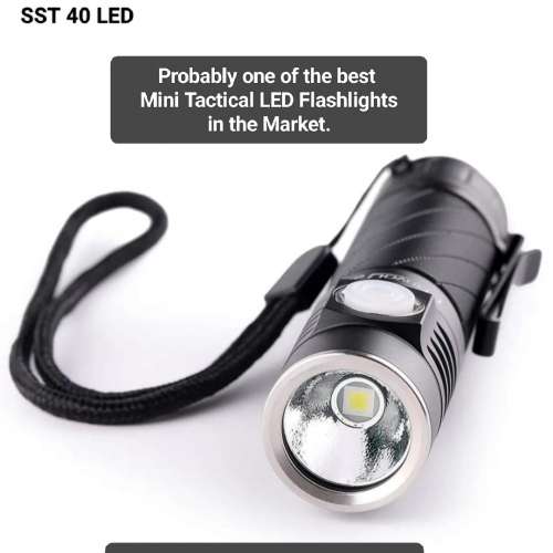 極強光迷你電筒2400流明 Convoy Mini LED Tactical Flashlight. Rechargeable via ...