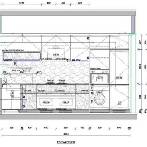 代畫&繪制AutoCAD: 2D&3D, Revit:平面圖、立面圖、大樣圖、傢具圖、物料表、櫥櫃圖...