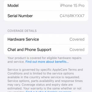 iPhone 15 pro 256 black