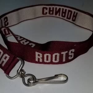 2000 年 Roots Canada 加拿大 紅色 頸繩帶 Year 2000 Roots Canada Red Color Neck...