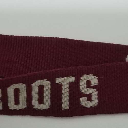 2000 年 Roots Canada 加拿大 紅色 頸繩帶 Year 2000 Roots Canada Red Color Neck...