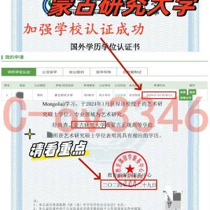 留服专业认证复核