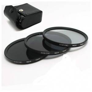 RISE(UK) ND2 ND4 ND8 Neutral Density FILTER SET WITH CASE 減光濾鏡 套裝 + 皮...