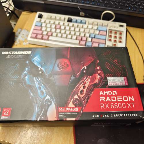 RX6600XT 8GB全新連盒單，非常完美，膜未撕，快過rtx3060