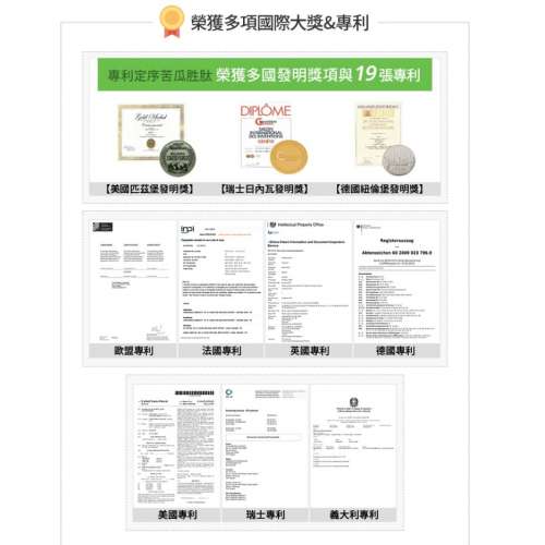 ATOMY 苦瓜胜肽/苦瓜萃取複方膠囊 /糖尿/減肥 60粒 台灣