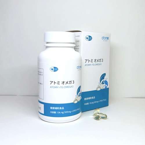 ATOMY 99.6% rTG Omega 3 魚油丸/ 護眼/ 消炎  270粒 日本