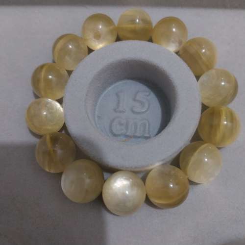 金鋰雲母水晶手串