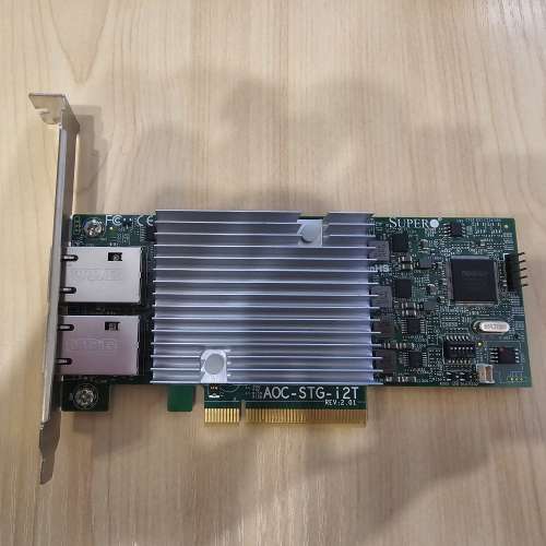 SuperMicro AOC-STG-i2T Rev.2.01 Intel X540-T2 10Gbe RJ-45 ethernet card