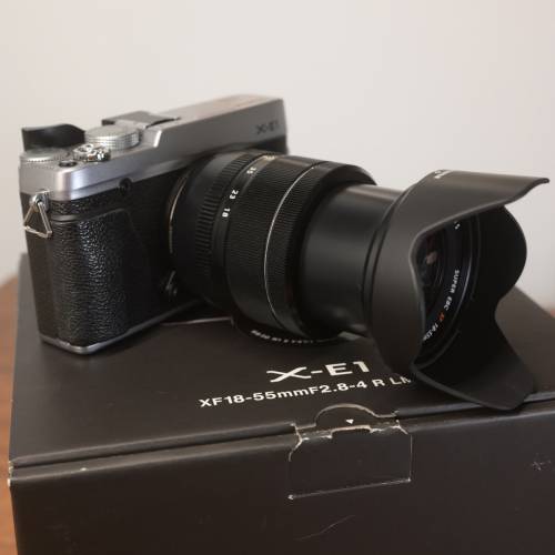 Fujifilm xe1 silver kit set