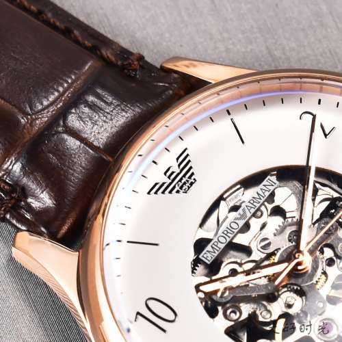 阿玛尼Armani进口牛皮316L精钢型男之选Ar1920