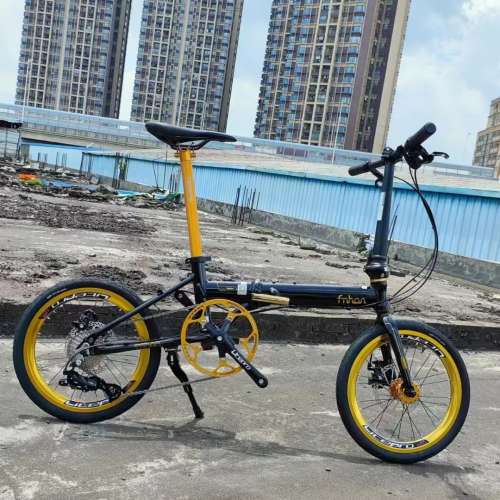FNHON KAD1609 9速 碟剎 16吋 349 鋁合金 折叠車 送水架前後蛙燈叮叮