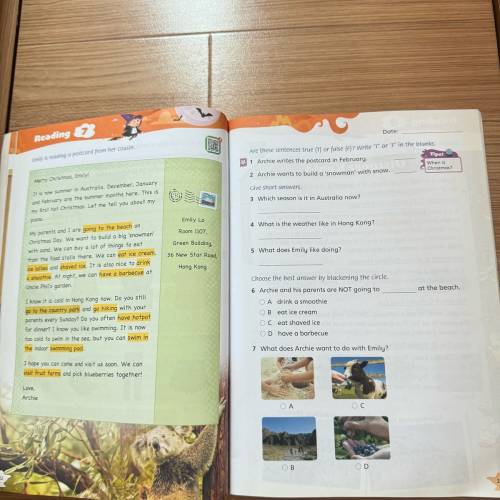 Oxford Reading & Writing 2 English Practice series p2 exercise 小二英文補充練習