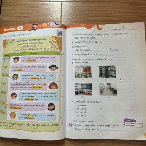 Oxford Reading & Writing 2 English Practice series p2 exercise 小二英文補充練習