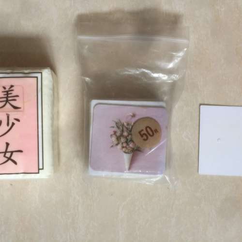 $20 100% 未開封 耳環 紙托 方形 (50個) - 01