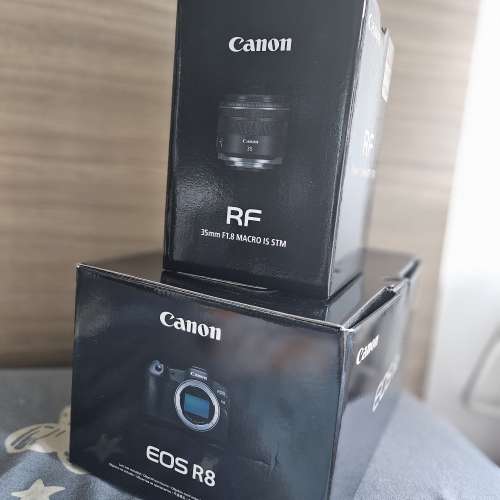 CANON EOS R8機身 + RF 35mm f/1.8鏡頭