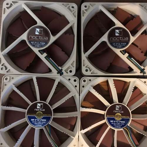 noctua NF-P12 PWN x2 + NF-F12PWM x2